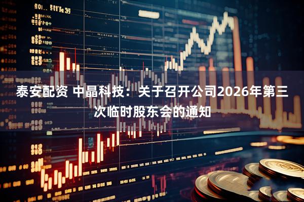 泰安配资 中晶科技：关于召开公司2026年第三次临时股东会的通知